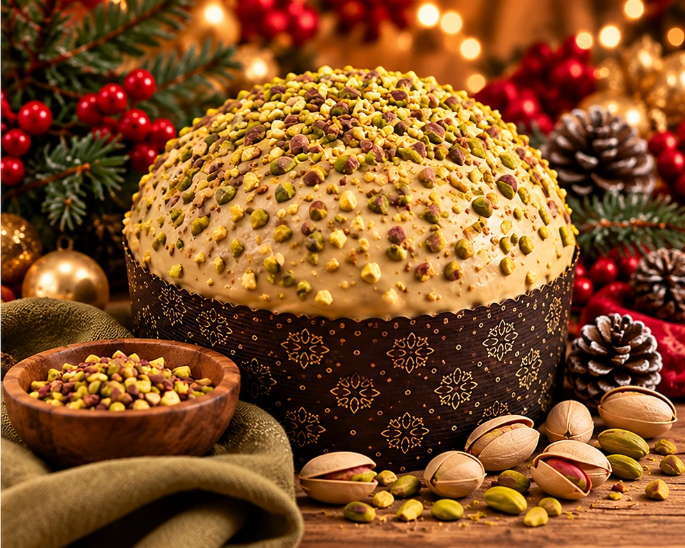 Panettone al pistacchio del Borghetto delle Delizie